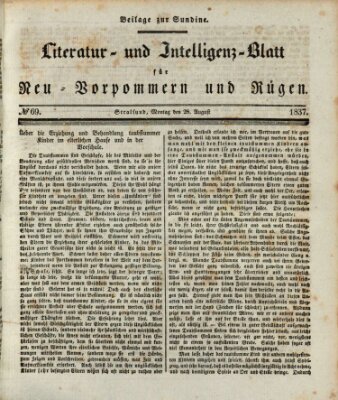 Sundine Montag 28. August 1837