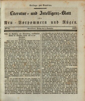 Sundine Freitag 1. September 1837