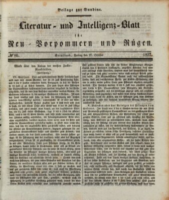 Sundine Freitag 27. Oktober 1837