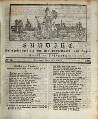 Sundine Freitag 9. Februar 1838