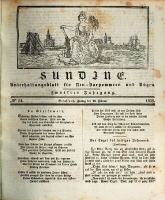 Sundine Freitag 16. Februar 1838