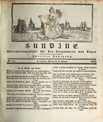 Sundine Montag 19. Februar 1838