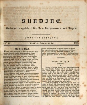 Sundine Freitag 18. Mai 1838