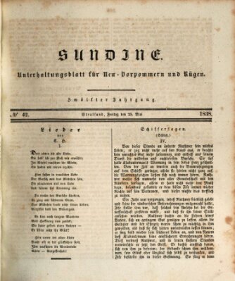 Sundine Freitag 25. Mai 1838