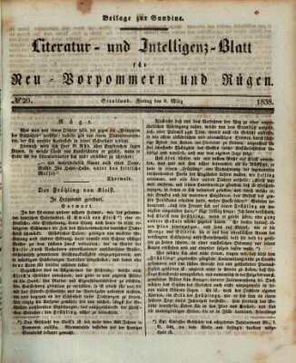 Sundine Freitag 9. März 1838