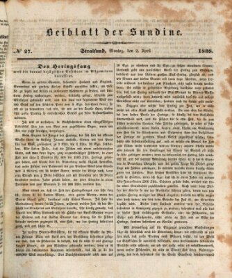 Sundine Montag 2. April 1838