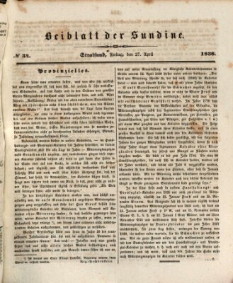 Sundine Freitag 27. April 1838