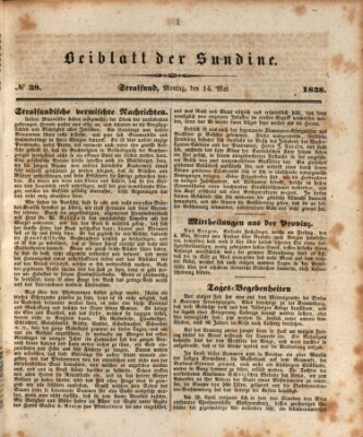 Sundine Montag 14. Mai 1838