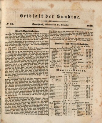 Sundine Mittwoch 14. November 1838