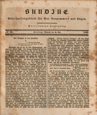 Sundine Mittwoch 29. Mai 1839