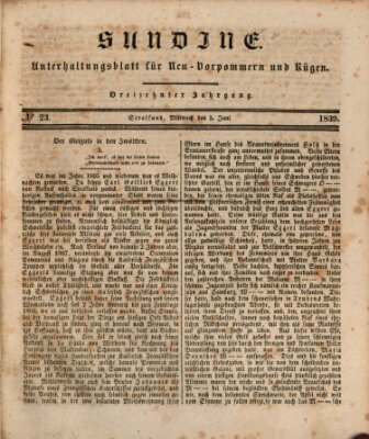 Sundine Mittwoch 5. Juni 1839