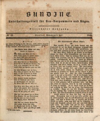 Sundine Mittwoch 8. April 1840