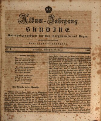 Sundine Mittwoch 27. Januar 1841