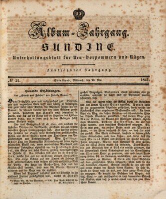 Sundine Mittwoch 26. Mai 1841