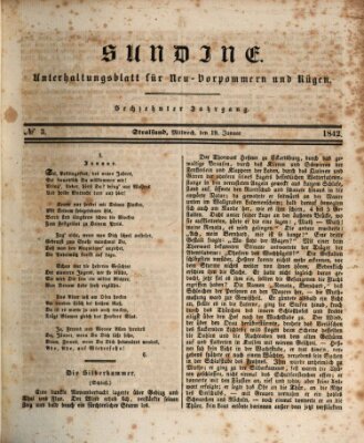 Sundine Mittwoch 19. Januar 1842