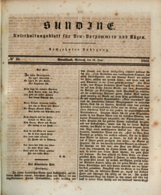 Sundine Mittwoch 15. Juni 1842