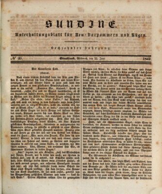 Sundine Mittwoch 22. Juni 1842