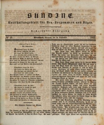 Sundine Mittwoch 14. September 1842