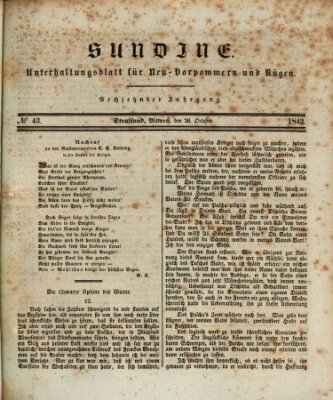 Sundine Mittwoch 26. Oktober 1842