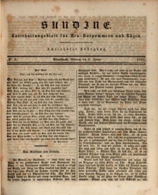 Sundine Mittwoch 17. Januar 1844