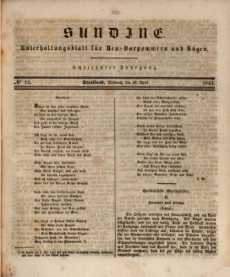 Sundine Mittwoch 10. April 1844