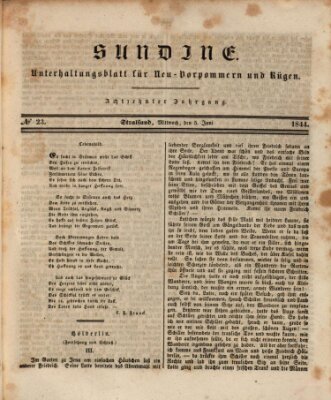 Sundine Mittwoch 5. Juni 1844