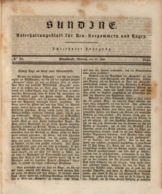 Sundine Mittwoch 12. Juni 1844