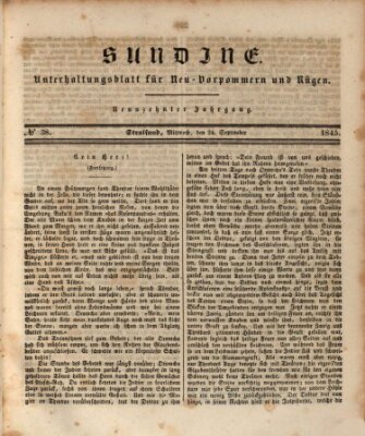 Sundine Mittwoch 24. September 1845