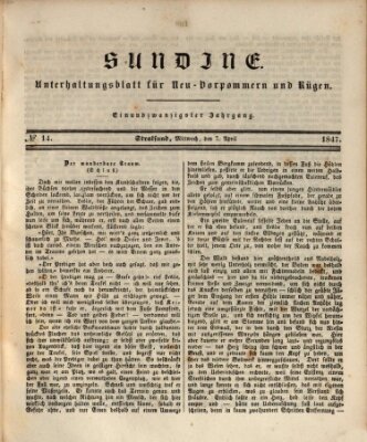 Sundine Mittwoch 7. April 1847