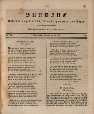 Sundine Mittwoch 28. Juli 1847