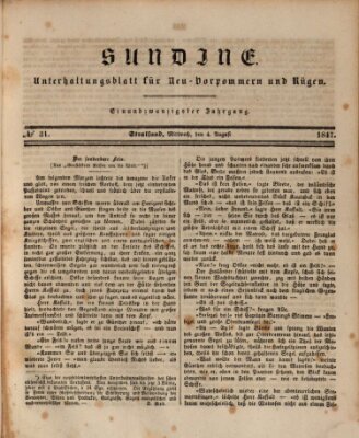 Sundine Mittwoch 4. August 1847