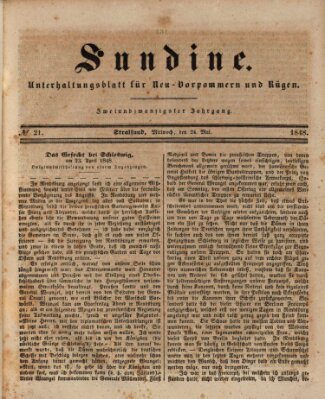 Sundine Mittwoch 24. Mai 1848