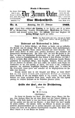 Der Armen Vater Samstag 27. Februar 1869