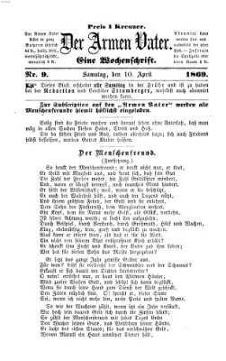 Der Armen Vater Samstag 10. April 1869