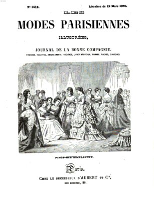 Les Modes parisiennes Samstag 19. März 1870