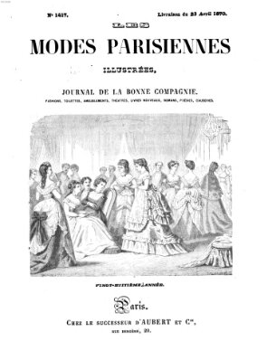 Les Modes parisiennes Samstag 23. April 1870