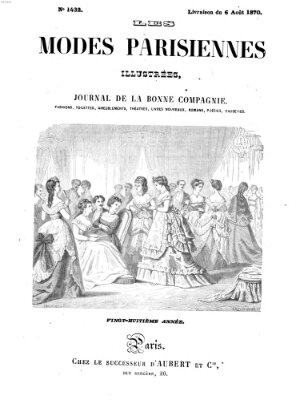 Les Modes parisiennes Samstag 6. August 1870