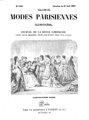 Les Modes parisiennes Samstag 27. August 1870