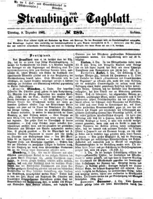 Straubinger Tagblatt Dienstag 9. Dezember 1862