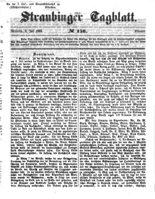 Straubinger Tagblatt Mittwoch 8. Juli 1863