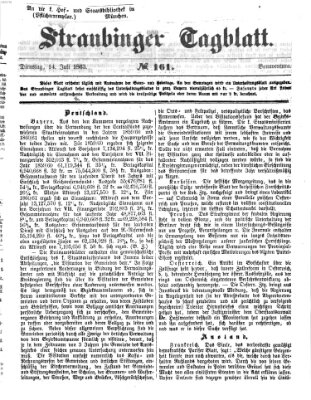 Straubinger Tagblatt Dienstag 14. Juli 1863