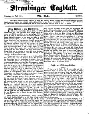 Straubinger Tagblatt Dienstag 5. Juli 1864