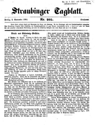 Straubinger Tagblatt Freitag 2. September 1864