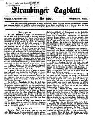 Straubinger Tagblatt Sonntag 4. September 1864