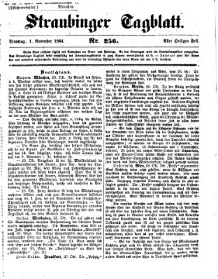 Straubinger Tagblatt Dienstag 1. November 1864