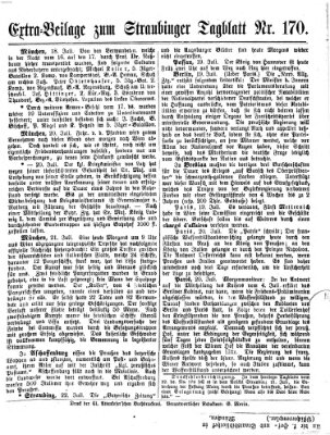 Straubinger Tagblatt Sonntag 22. Juli 1866