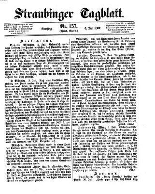 Straubinger Tagblatt Samstag 6. Juli 1867