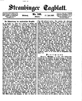 Straubinger Tagblatt Mittwoch 17. Juli 1867