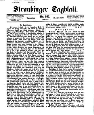 Straubinger Tagblatt Donnerstag 18. Juli 1867