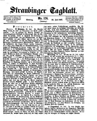 Straubinger Tagblatt Sonntag 28. Juli 1867